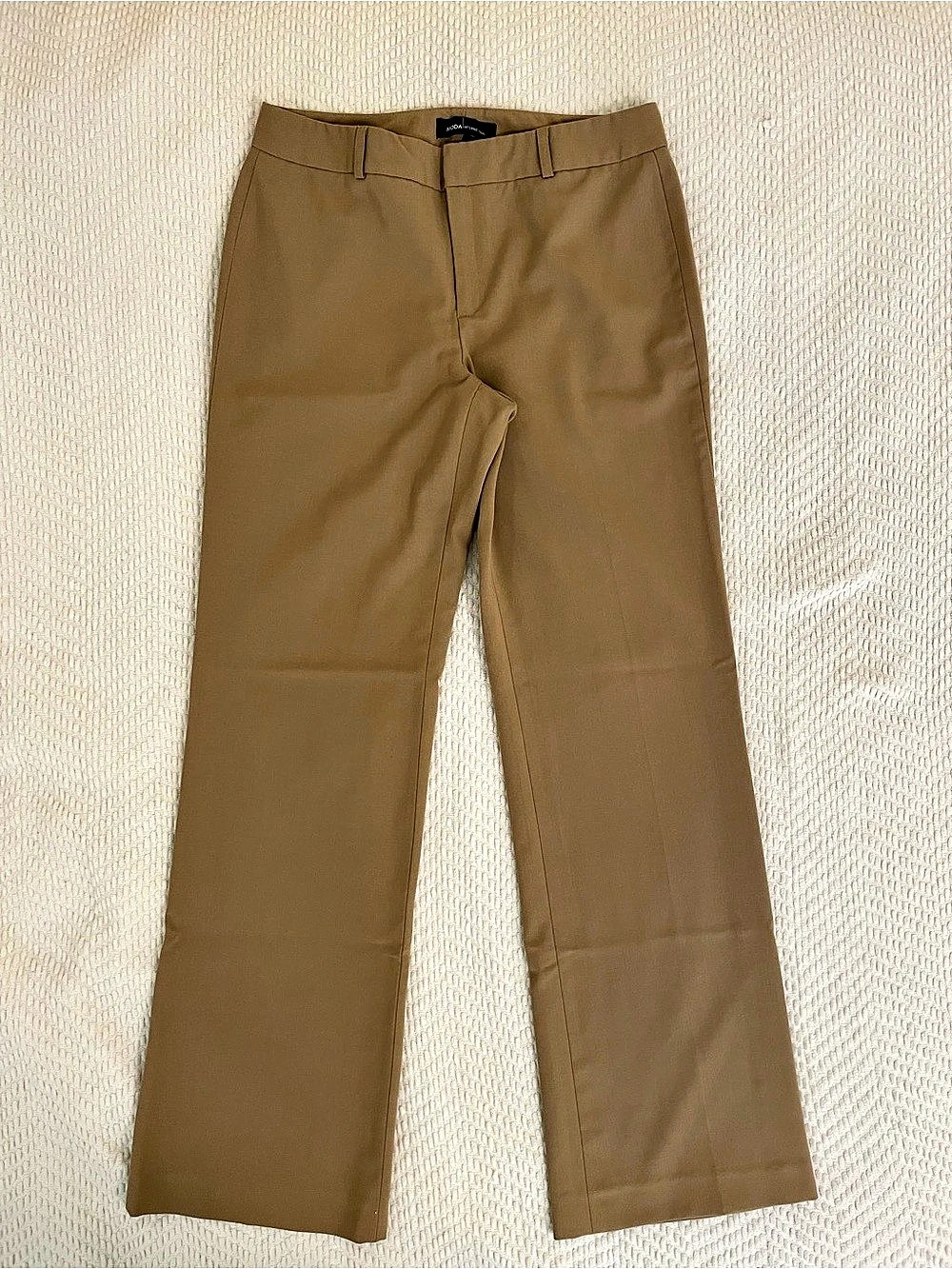 Moda International Straight Leg Pants in Brown Size 6